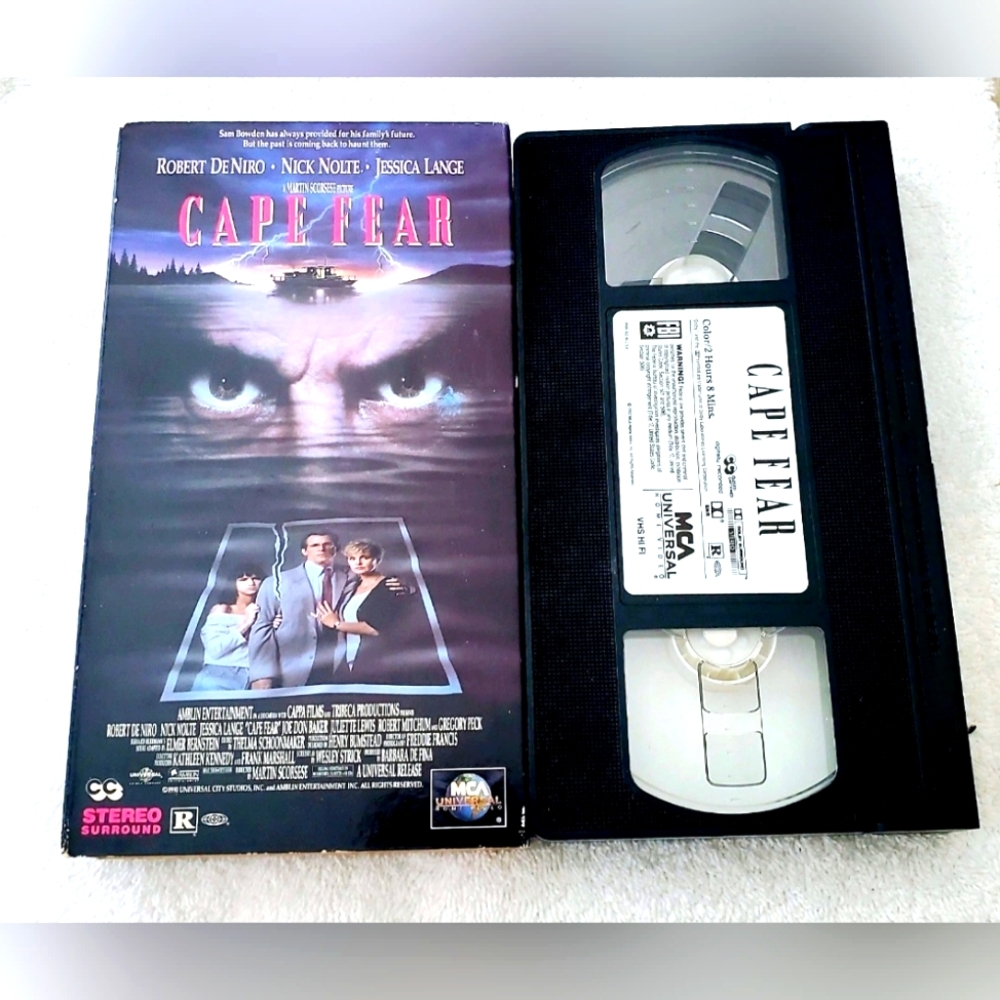 Cape Fear VHS Tape